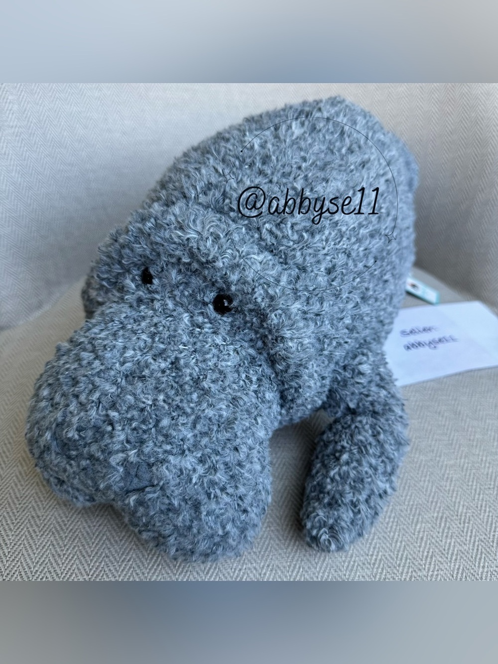 Jellycat Maffles Manatee - Authentic - Brand New With Tags - Fast Ship - RETIRED